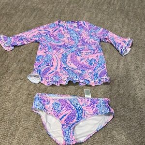 Lilly Pulitzer rashguard set